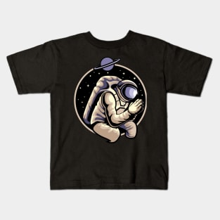 Astronaut Pray Astros City Kids T-Shirt